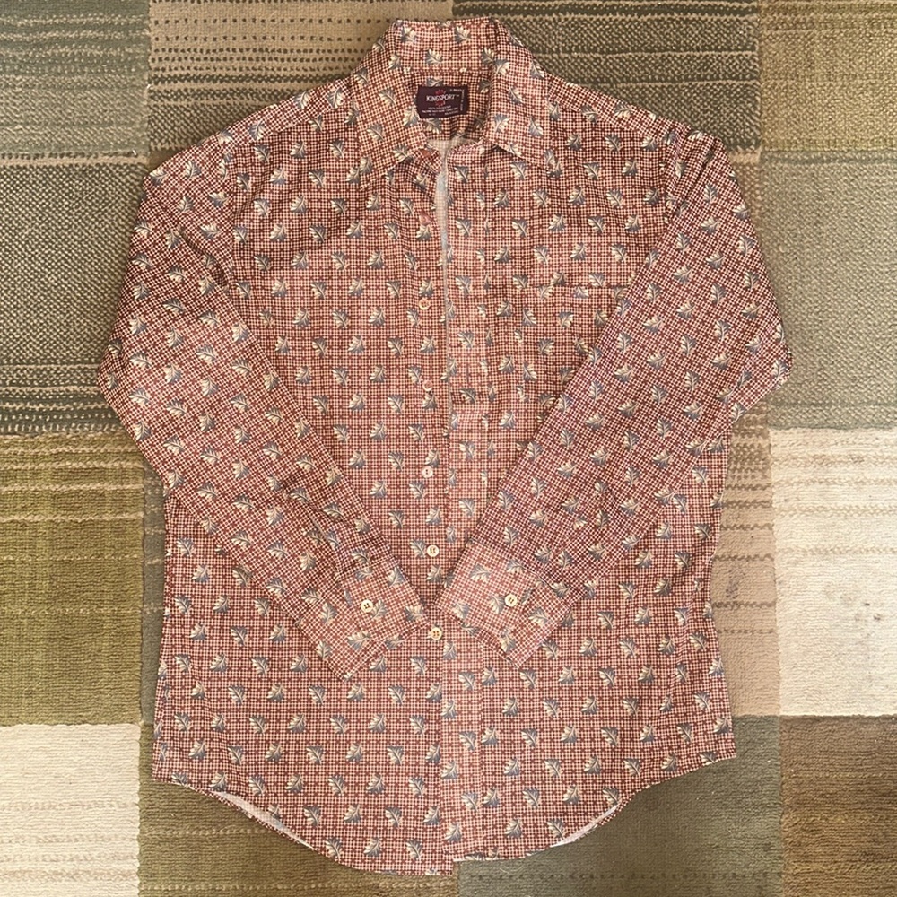 Vintage 70s Kingsport Button Down